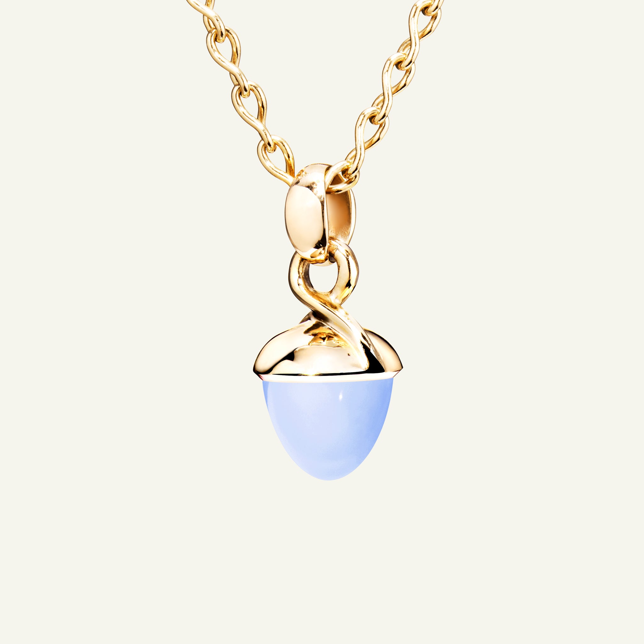 MIKADO Bouquet Anhänger mit Blauem Chalcedon