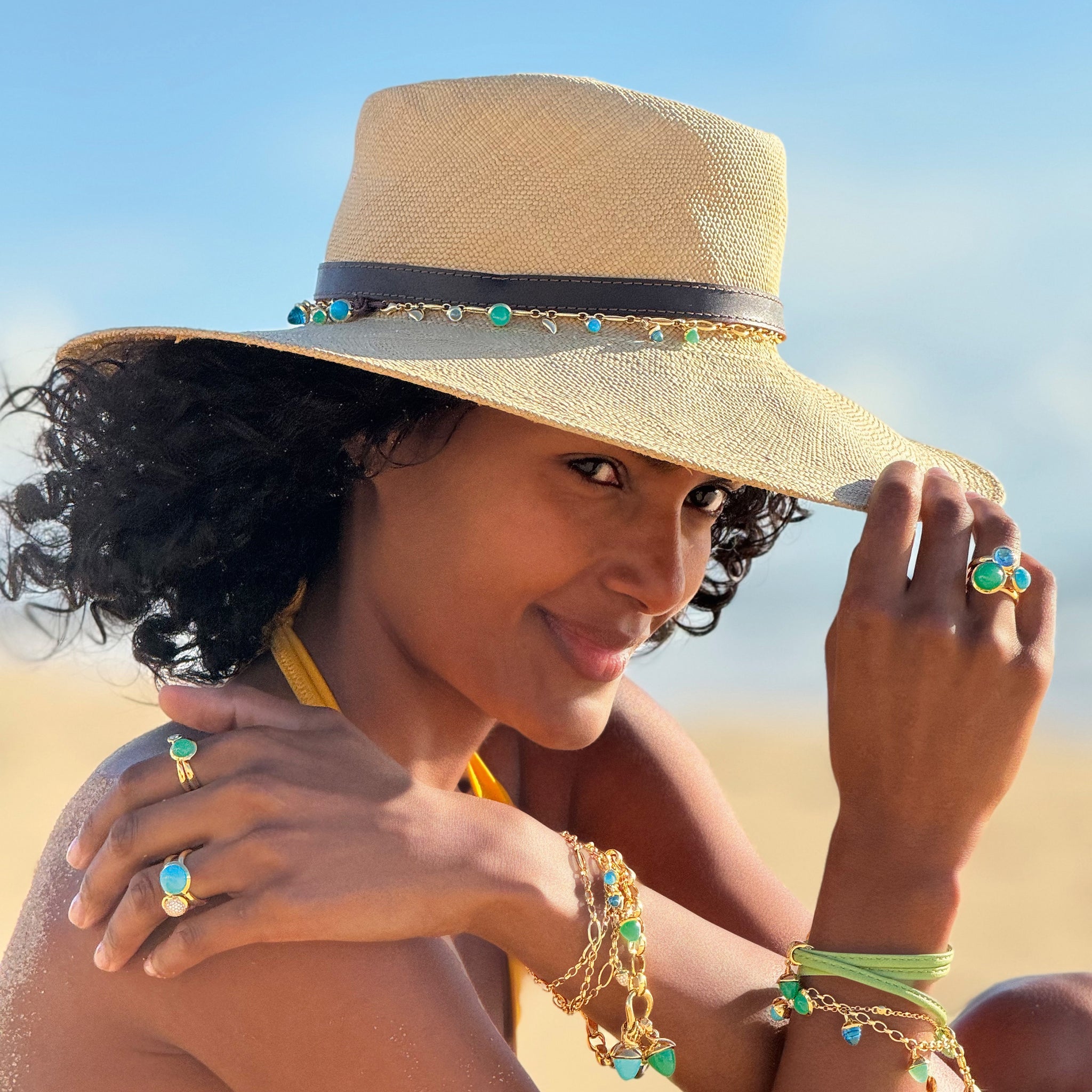 MIKADO Bouquet Anhänger mit Chrysopras