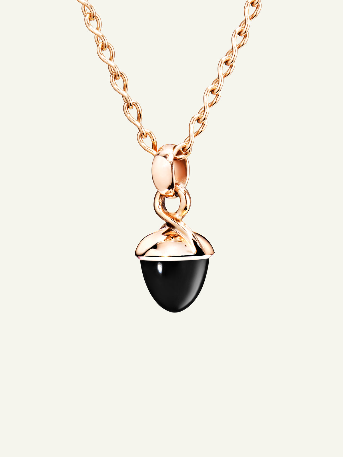 P-MB-Onyx-rg | MIKADO Bouquet Pendant with Black Onyx