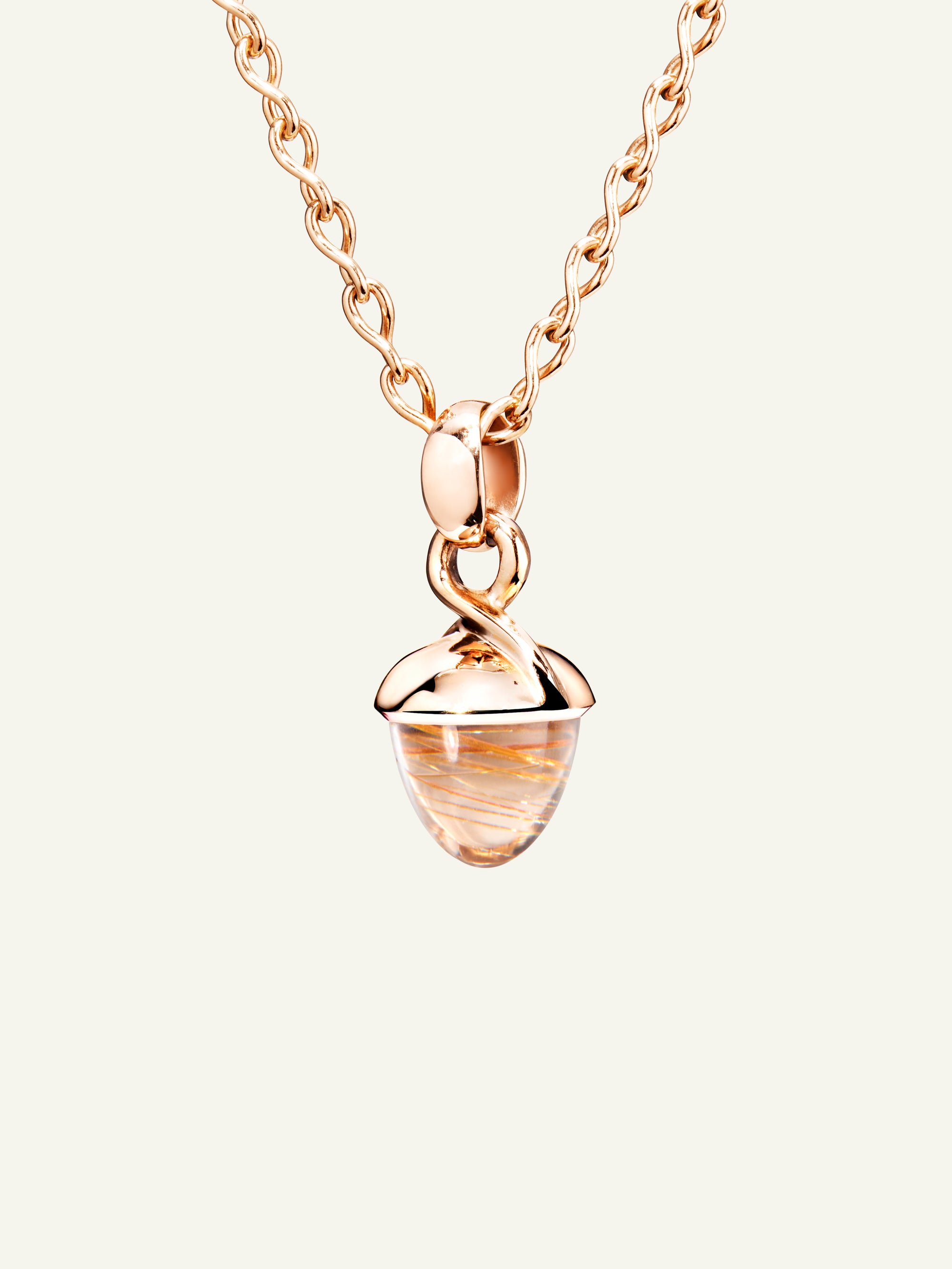 P-MB-RutQuR-rg | MIKADO Bouquet Pendant with Red Rutilated Quartz