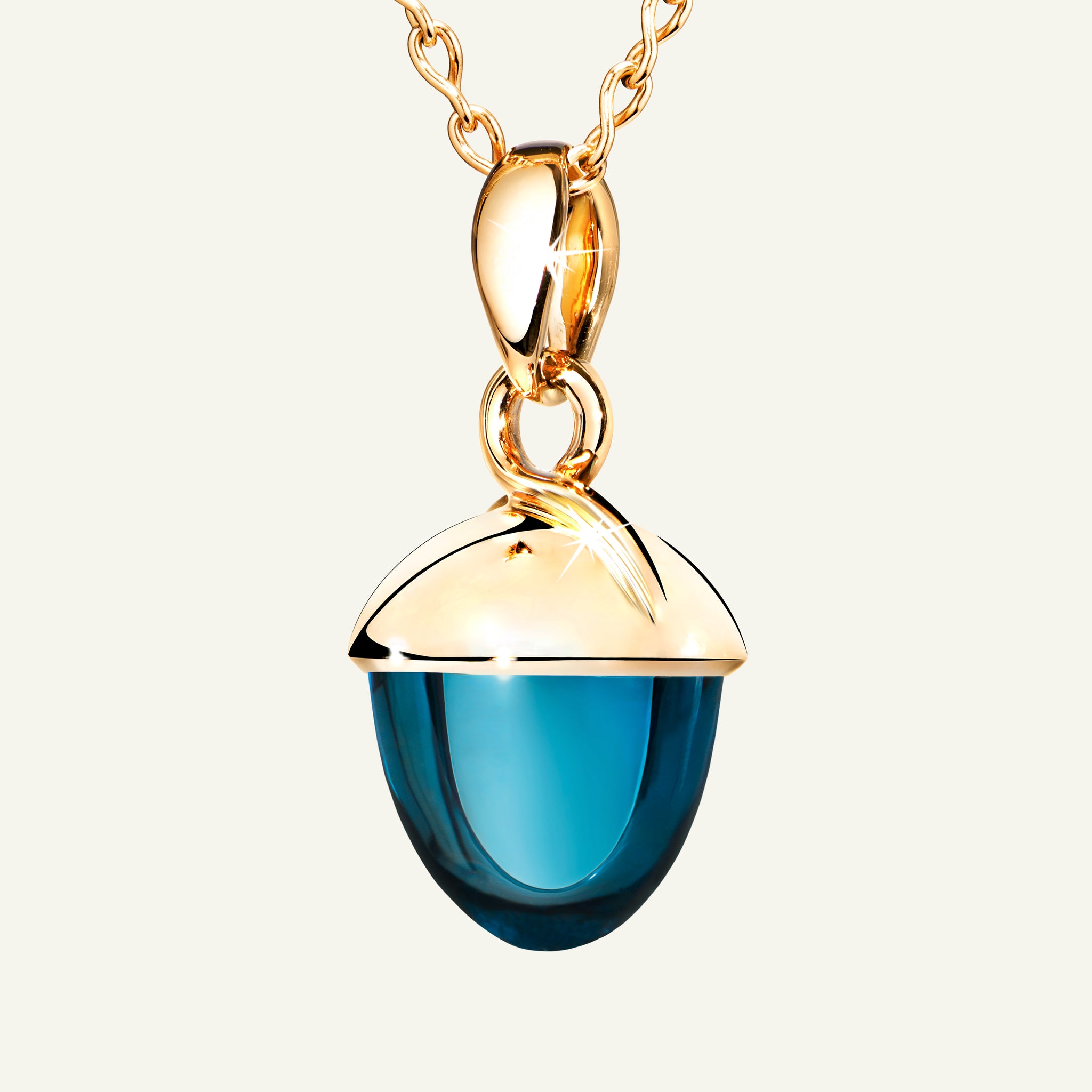 MIKADO Bouquet XL Pendant with London Topaz