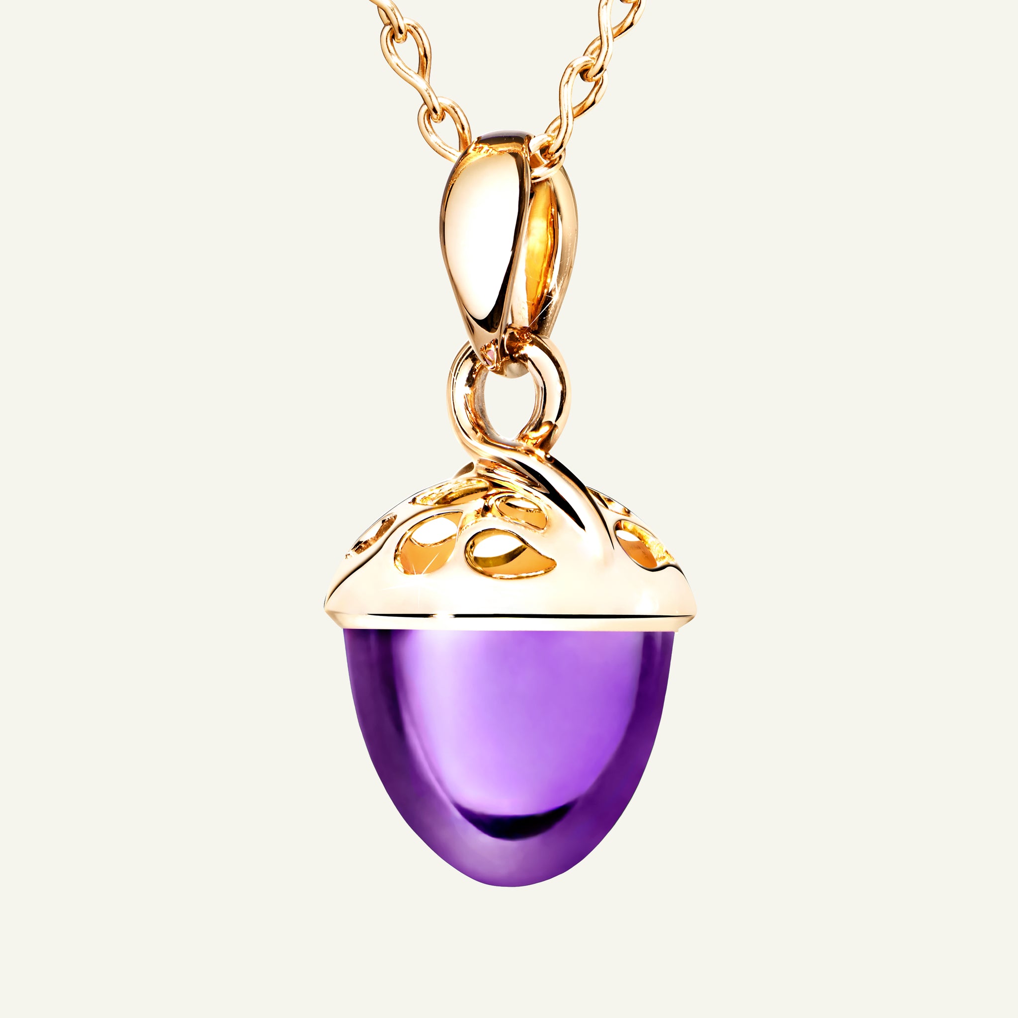 MIKADO Bouquet XL Fairy Pendant with Amethyst