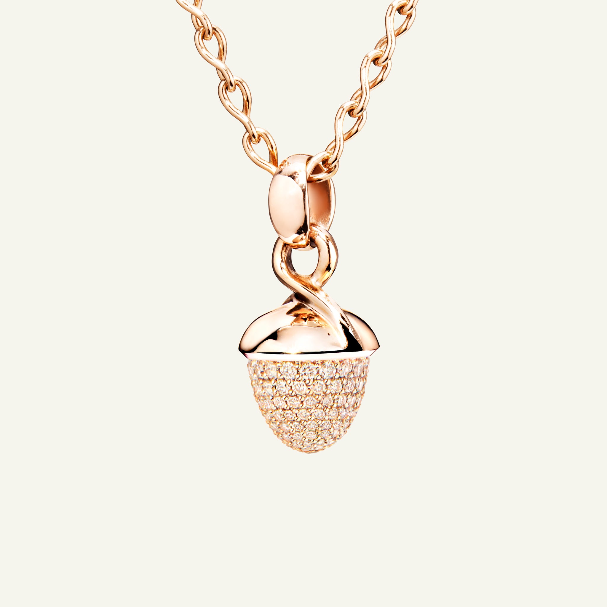 MIKADO Bouquet Anhänger mit Champagne Diamant Pavé