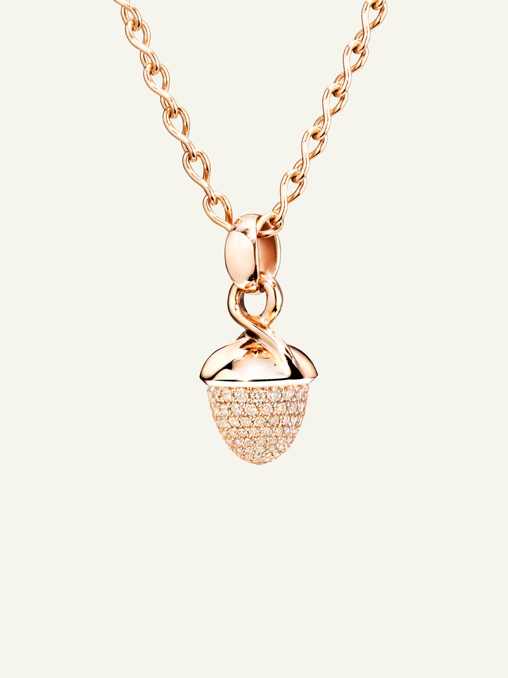 P-MB-pD-rg | MIKADO Bouquet Pendant with Champagne Diamond Pavé
