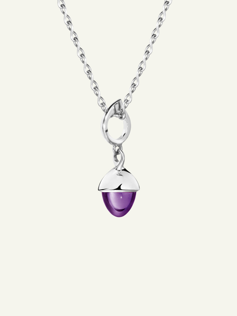 MIKADO Flamenco Pendant with Amethyst