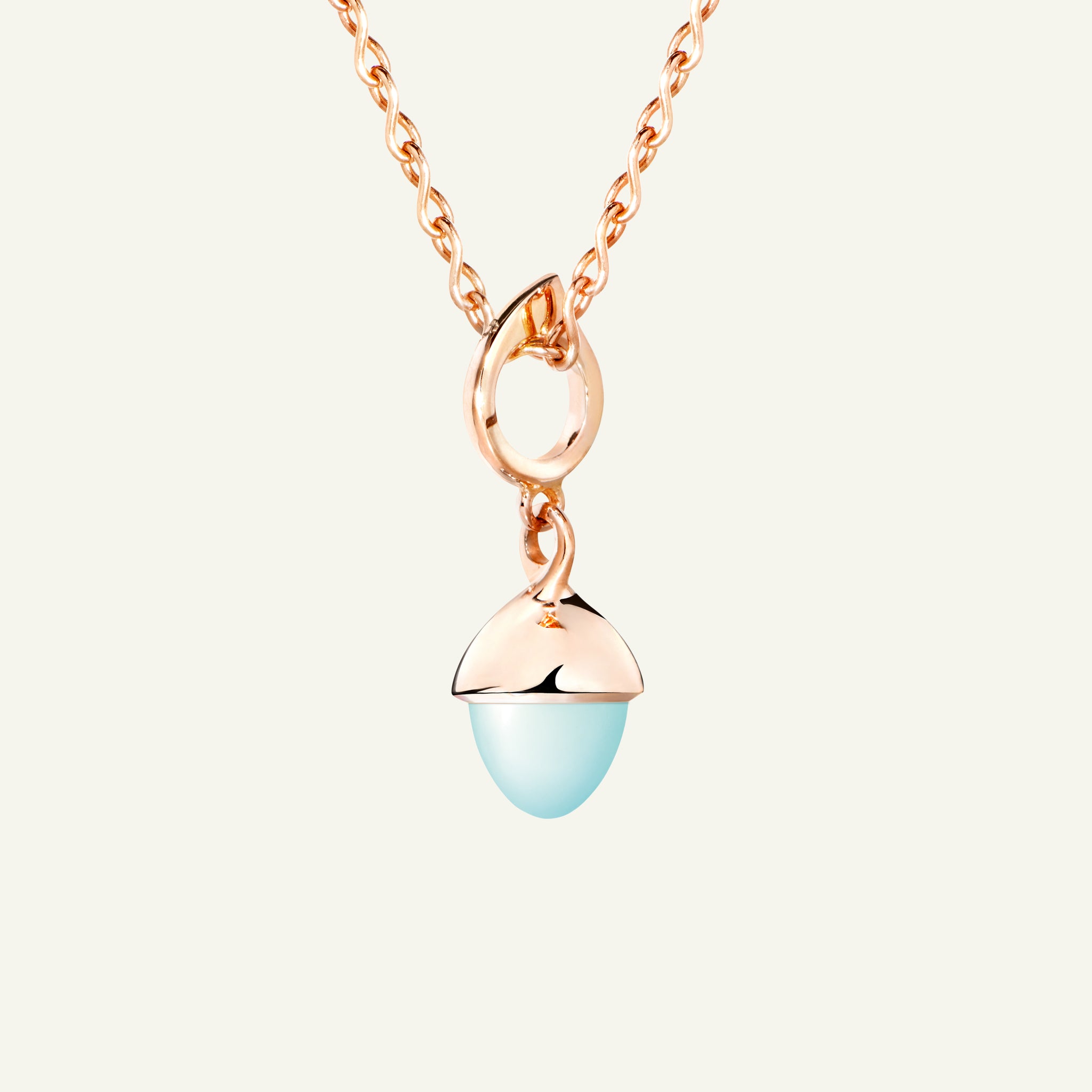 MIKADO Flamenco Anhänger mit Aqua Chalcedon