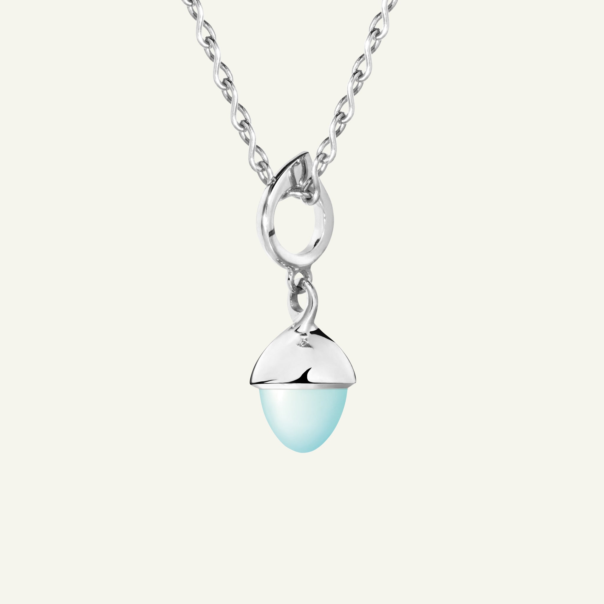 MIKADO Flamenco Anhänger mit Aqua Chalcedon