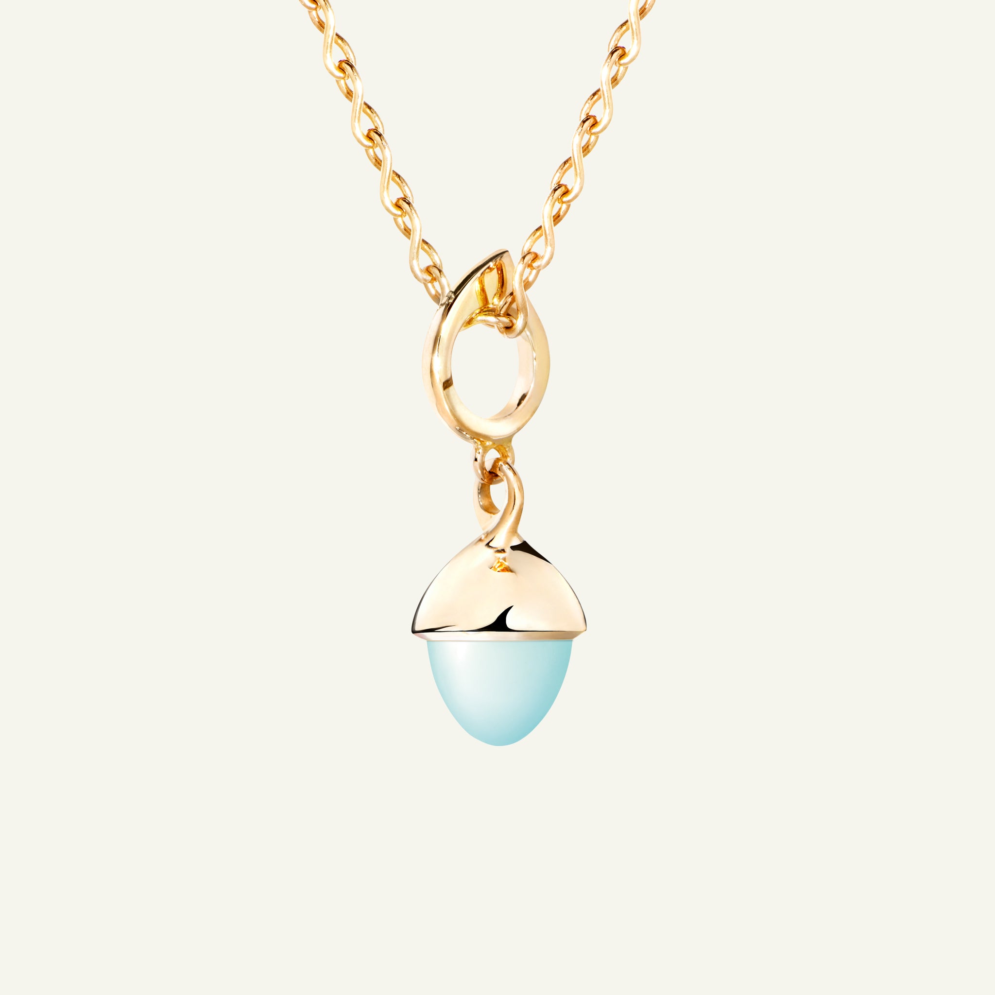 MIKADO Flamenco Anhänger mit Aqua Chalcedon