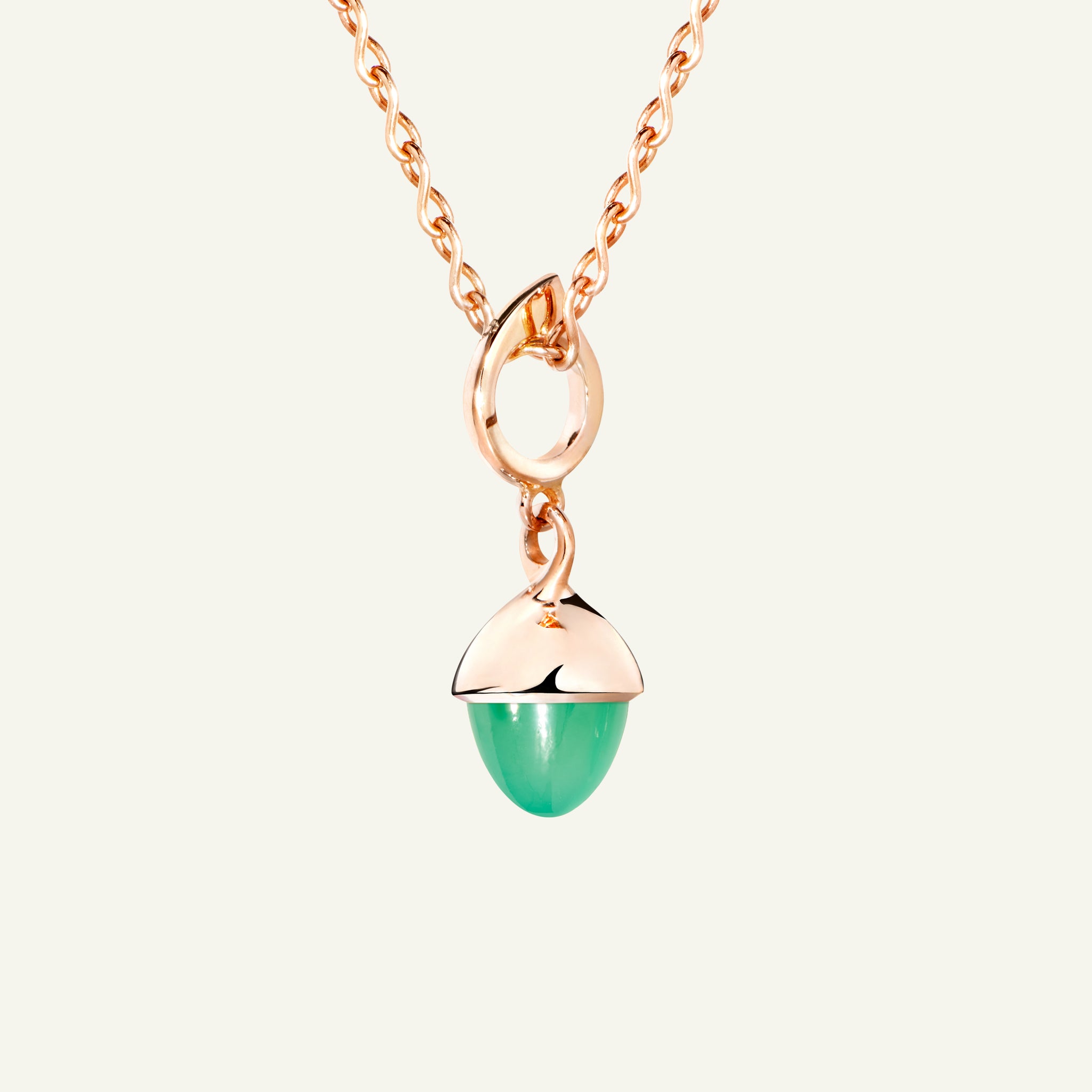 MIKADO Flamenco Anhänger mit Chrysopras