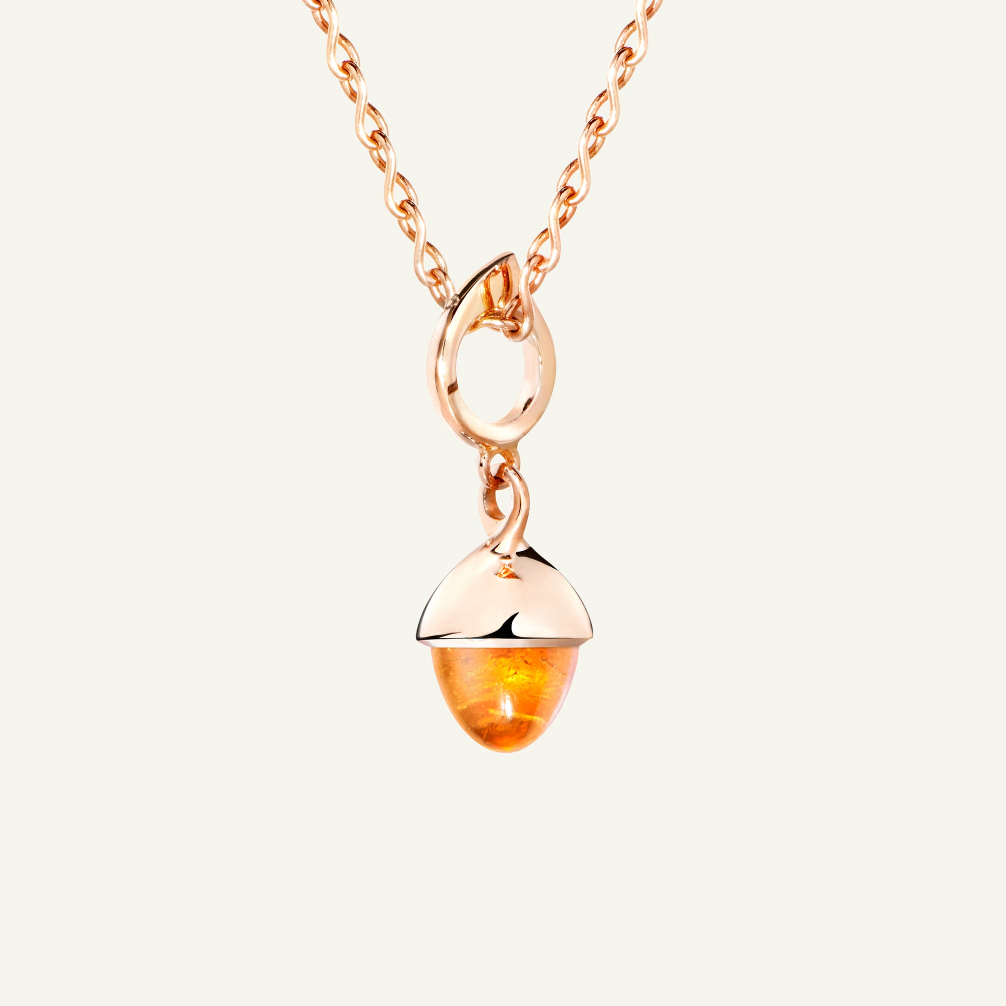 MIKADO Flamenco Anhänger mit Mandarin Granat