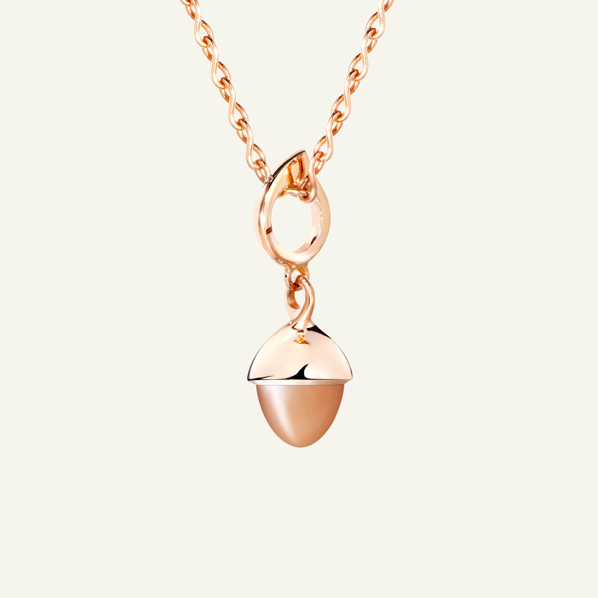 MIKADO Flamenco Pendant with Brown Moonstone