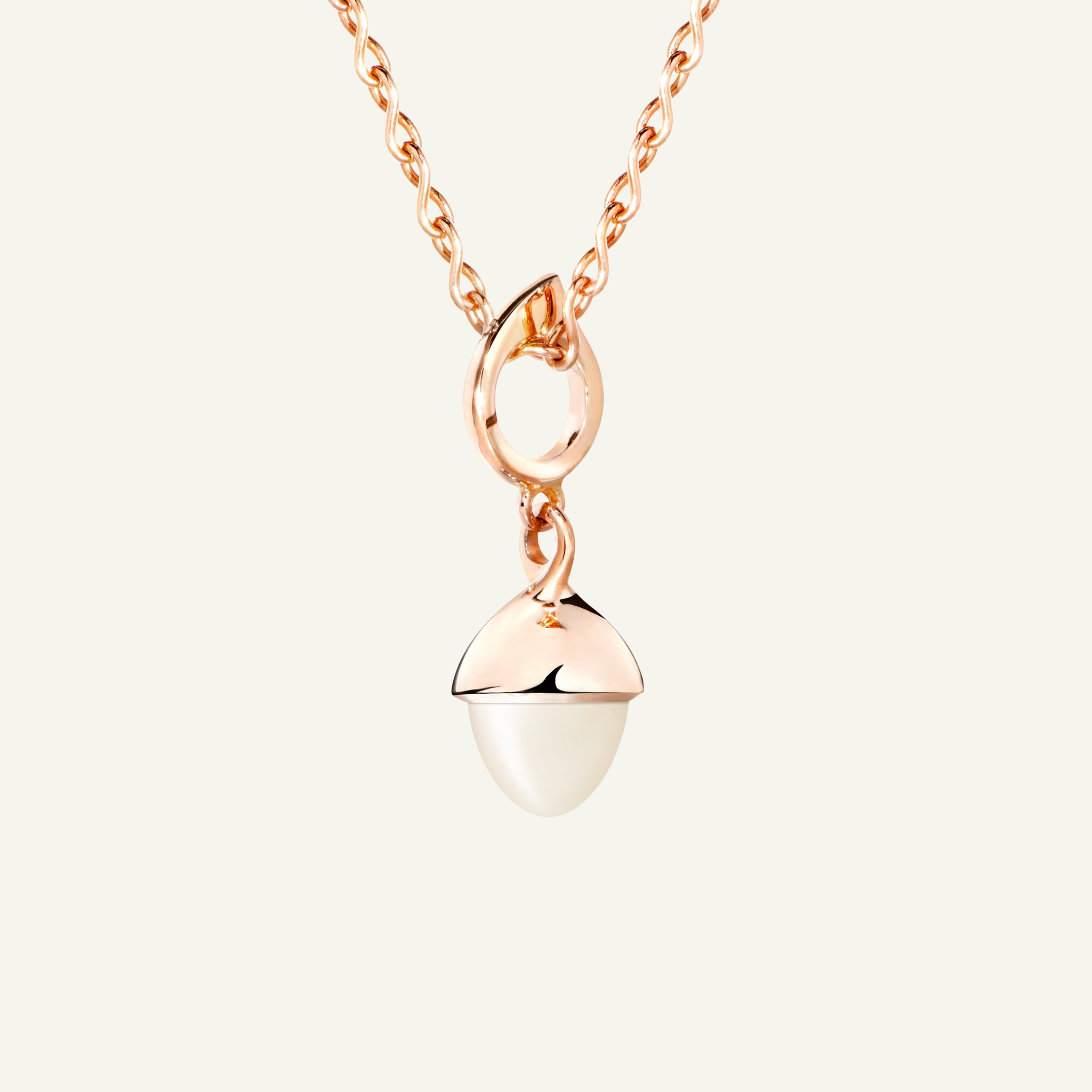 MIKADO Flamenco Pendant with Sand Moonstone