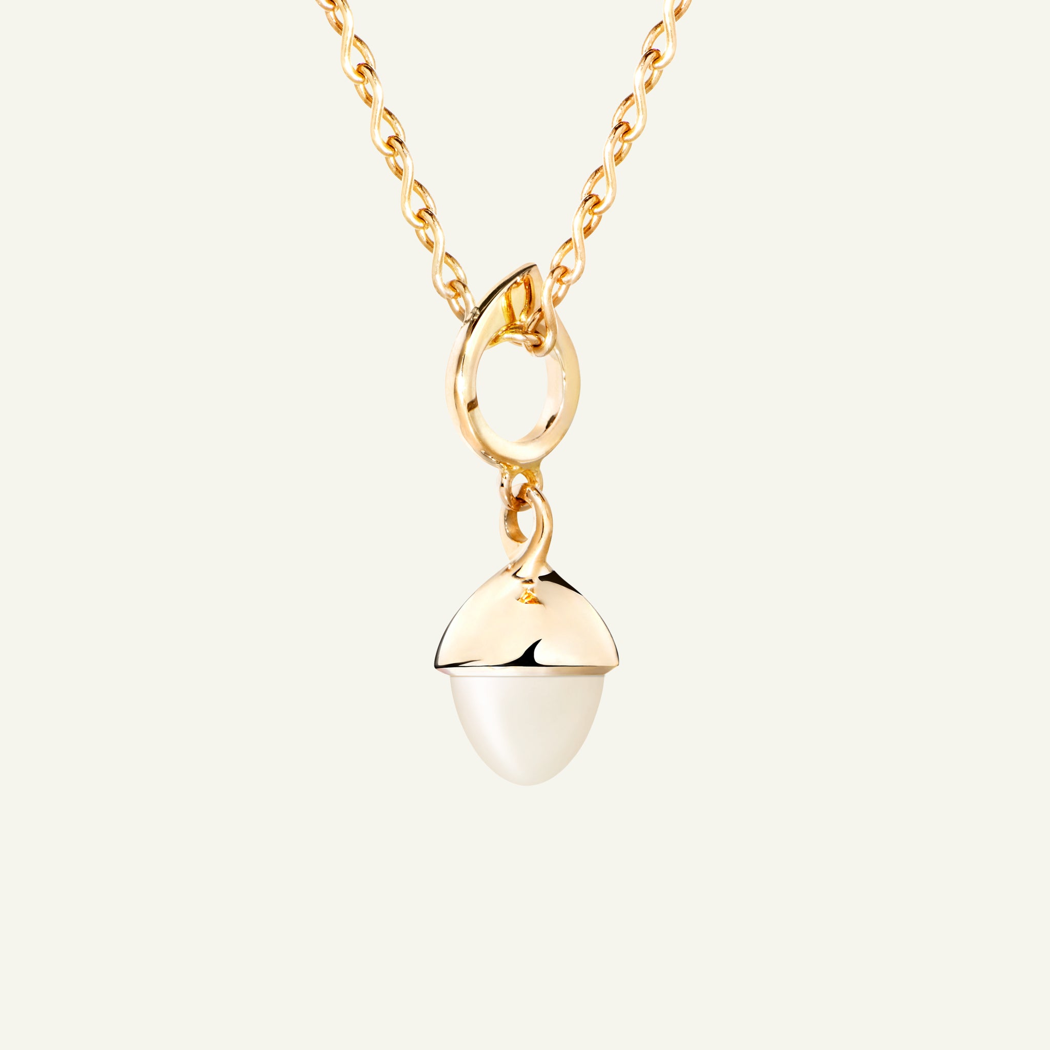 MIKADO Flamenco Pendant with Sand Moonstone