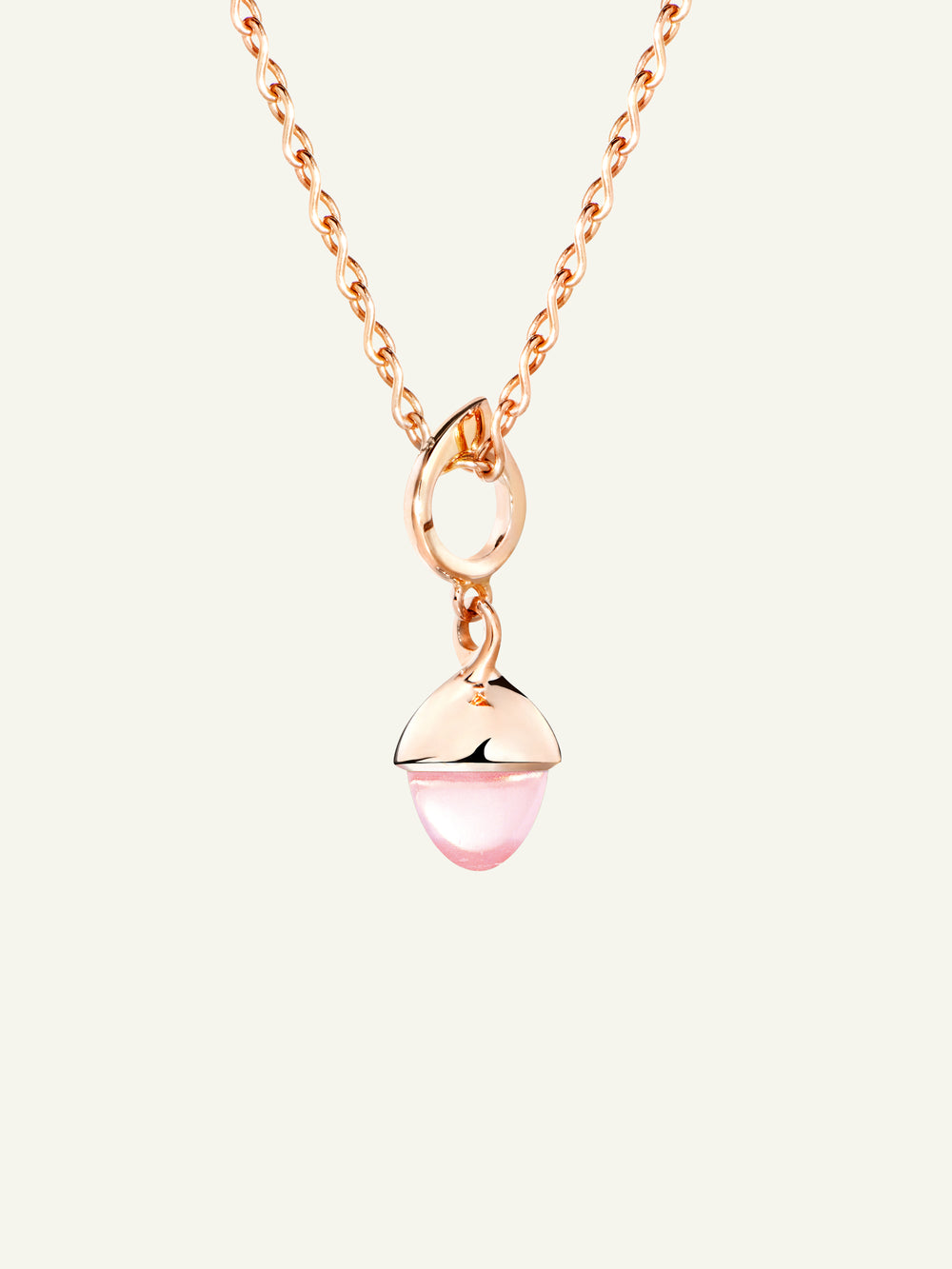 P-MFL-RoQu-rg | Pendant MIKADO Flamenco Rose Quartz