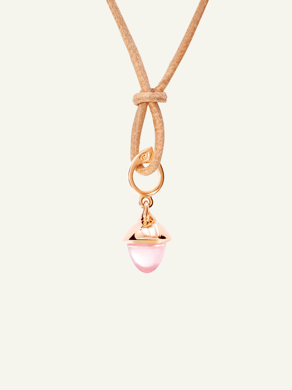 P-MFL-RoQu-rg | Pendant MIKADO Flamenco Rose Quartz