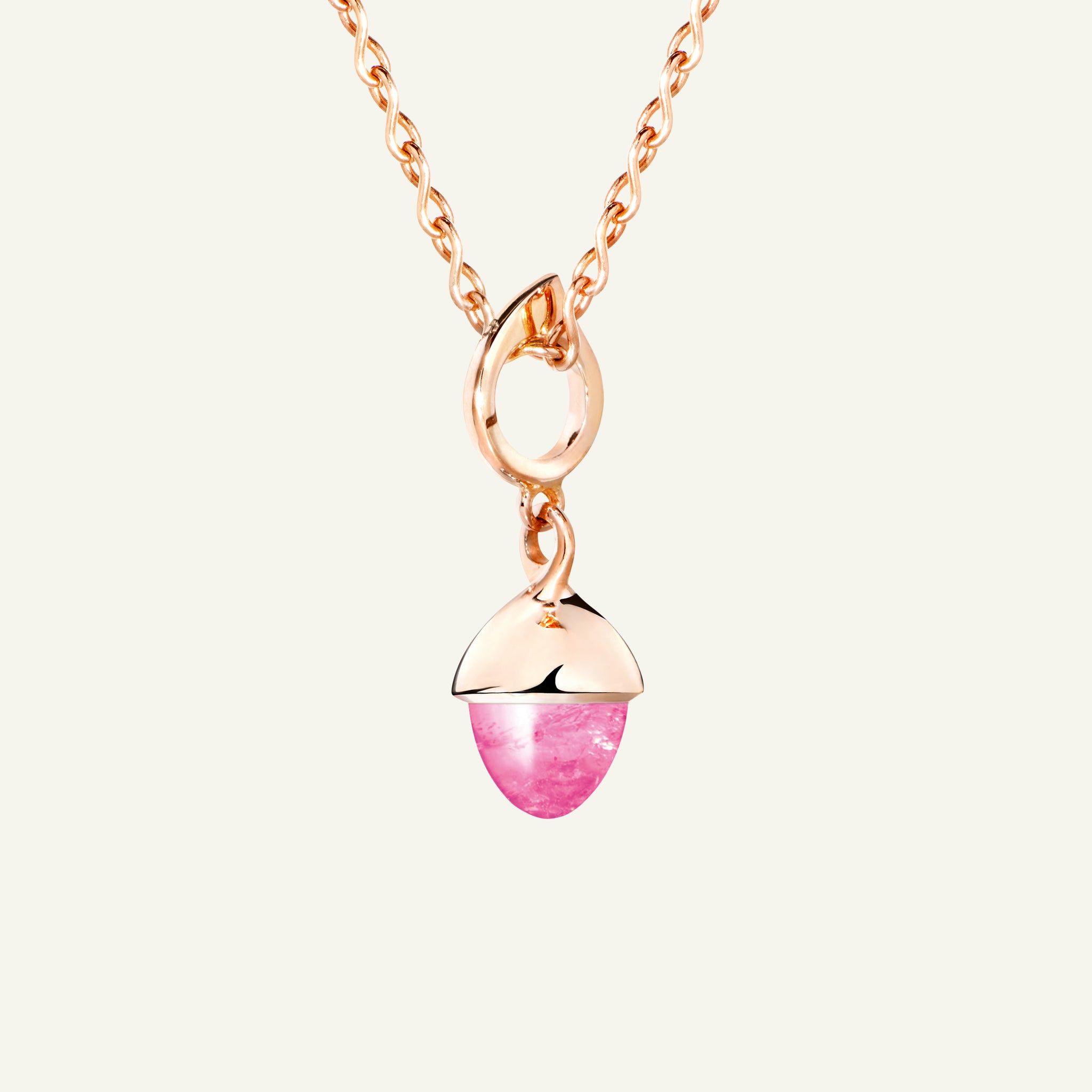 MIKADO Flamenco Anhänger mit Rosa Turmalin