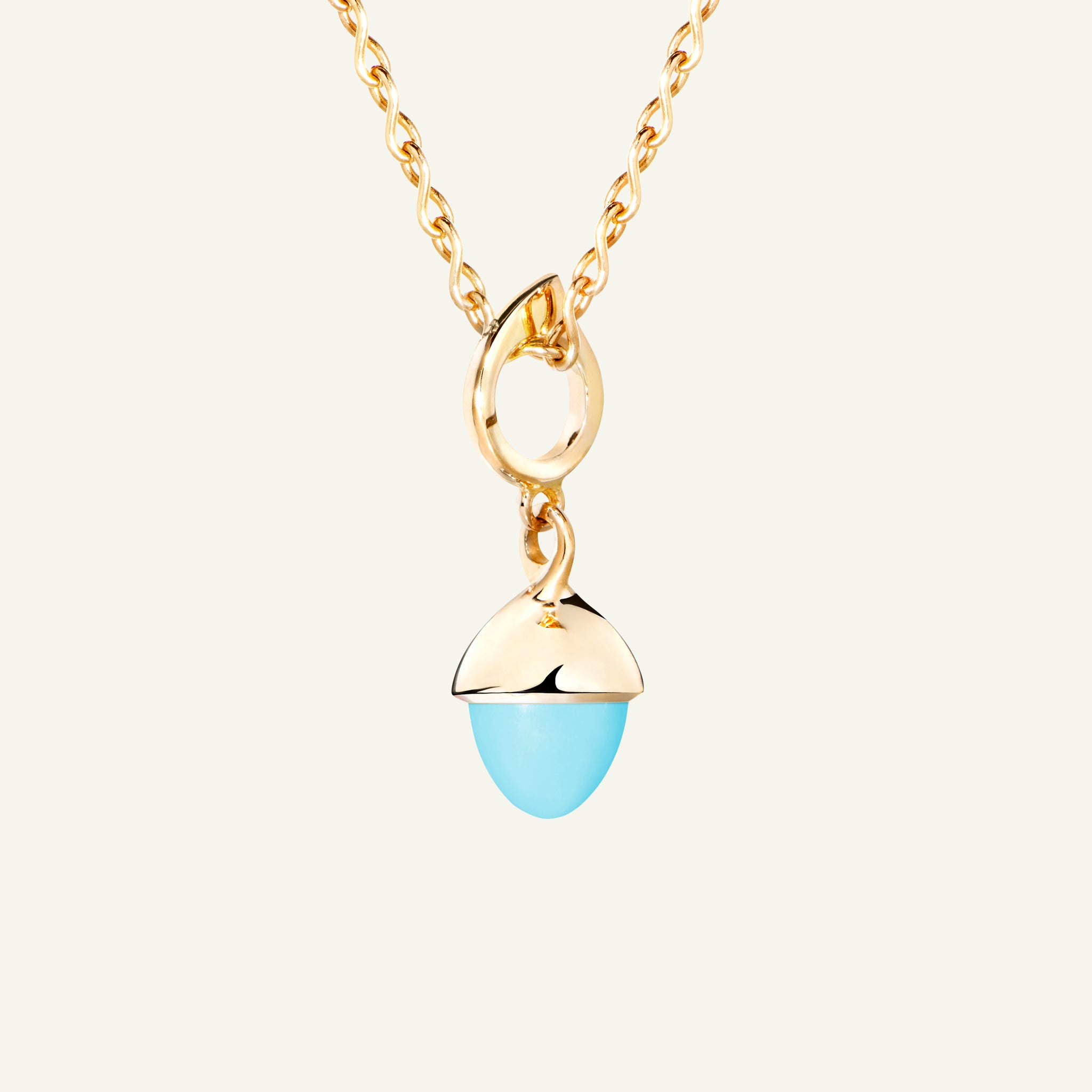 MIKADO Flamenco Anhänger mit Türkis