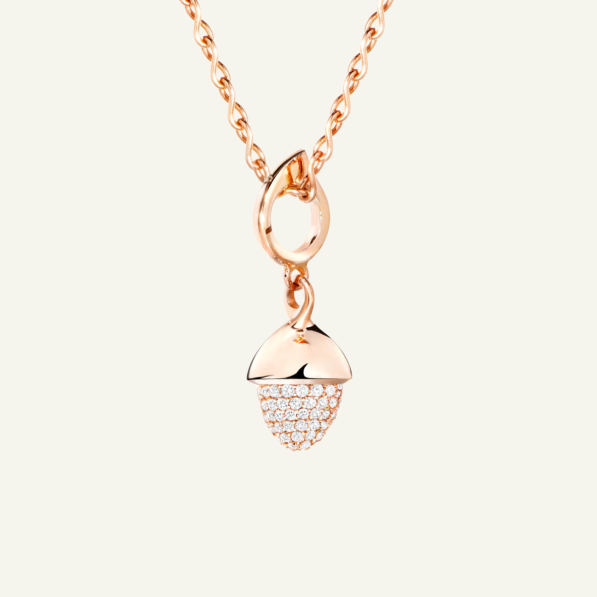 MIKADO Flamenco Pendant with Diamond Pavé