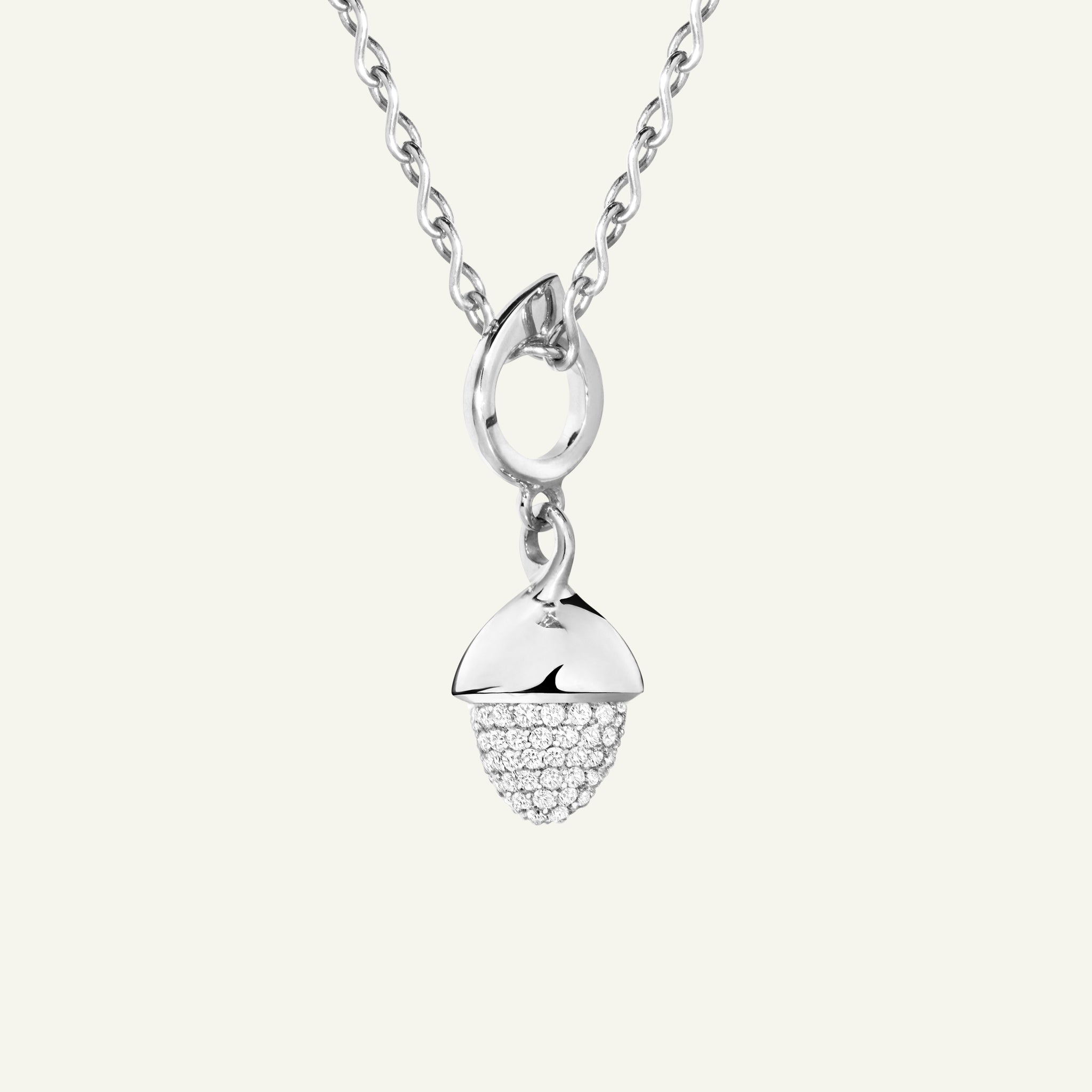 MIKADO Flamenco Pendant with Diamond Pavé