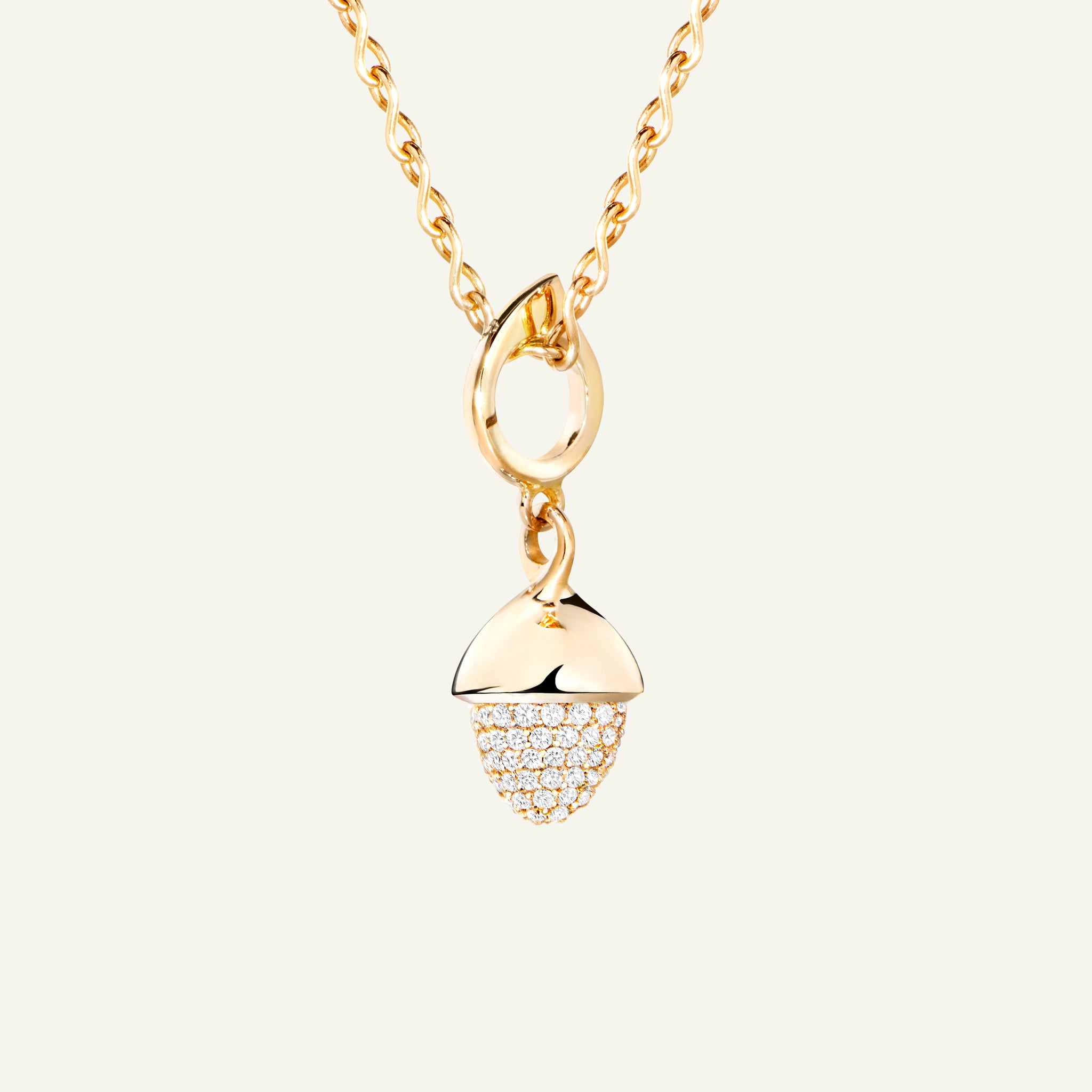 MIKADO Flamenco Pendant with Diamond Pavé