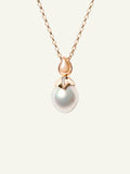 P-PRL-SSP15-p-rg | Pendant Southsea PEARL 15 mm with Diamond Pavé