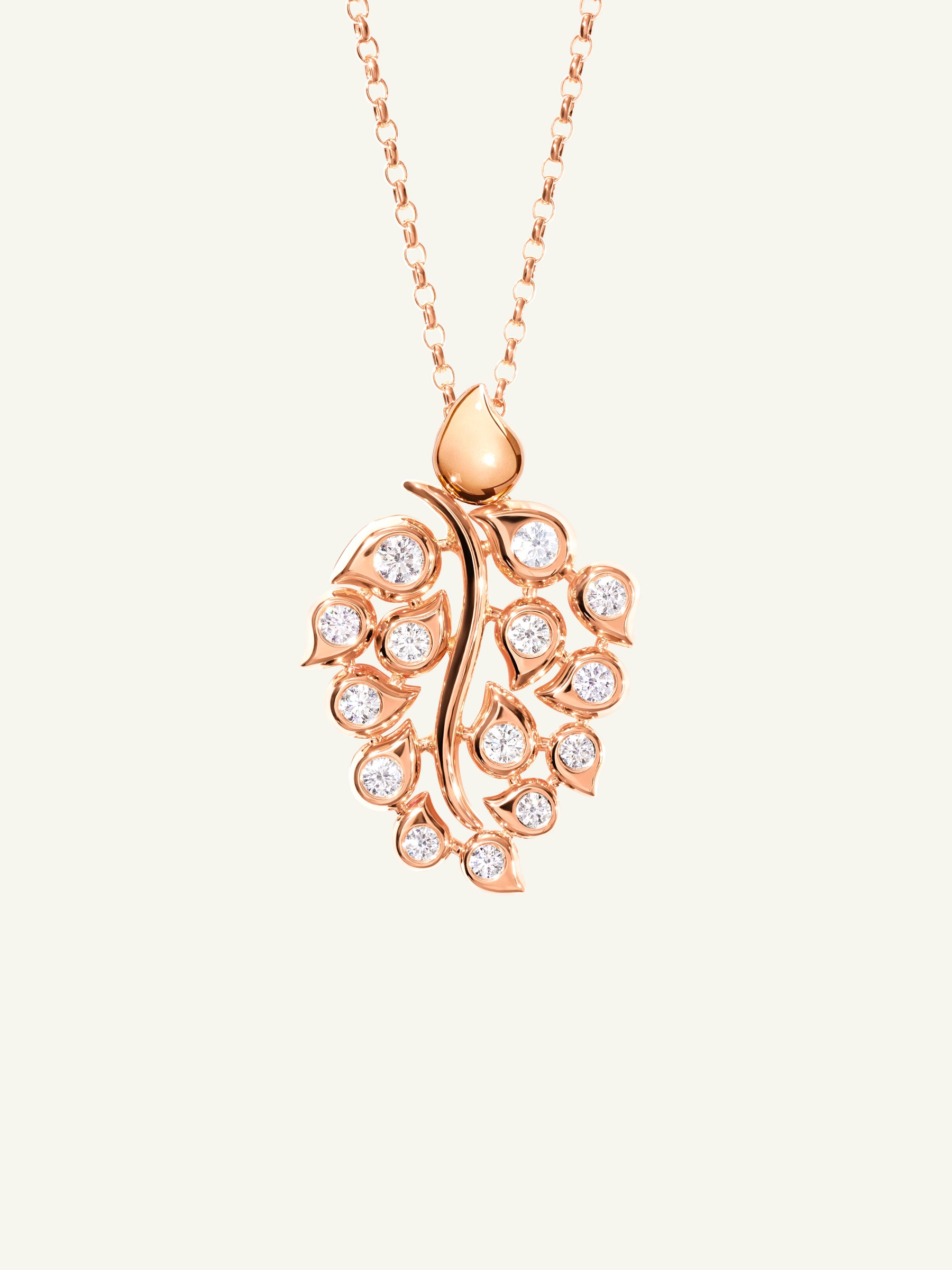 SNOWFLAKES Leaf Anhänger in Classic / 'Indian Summer'