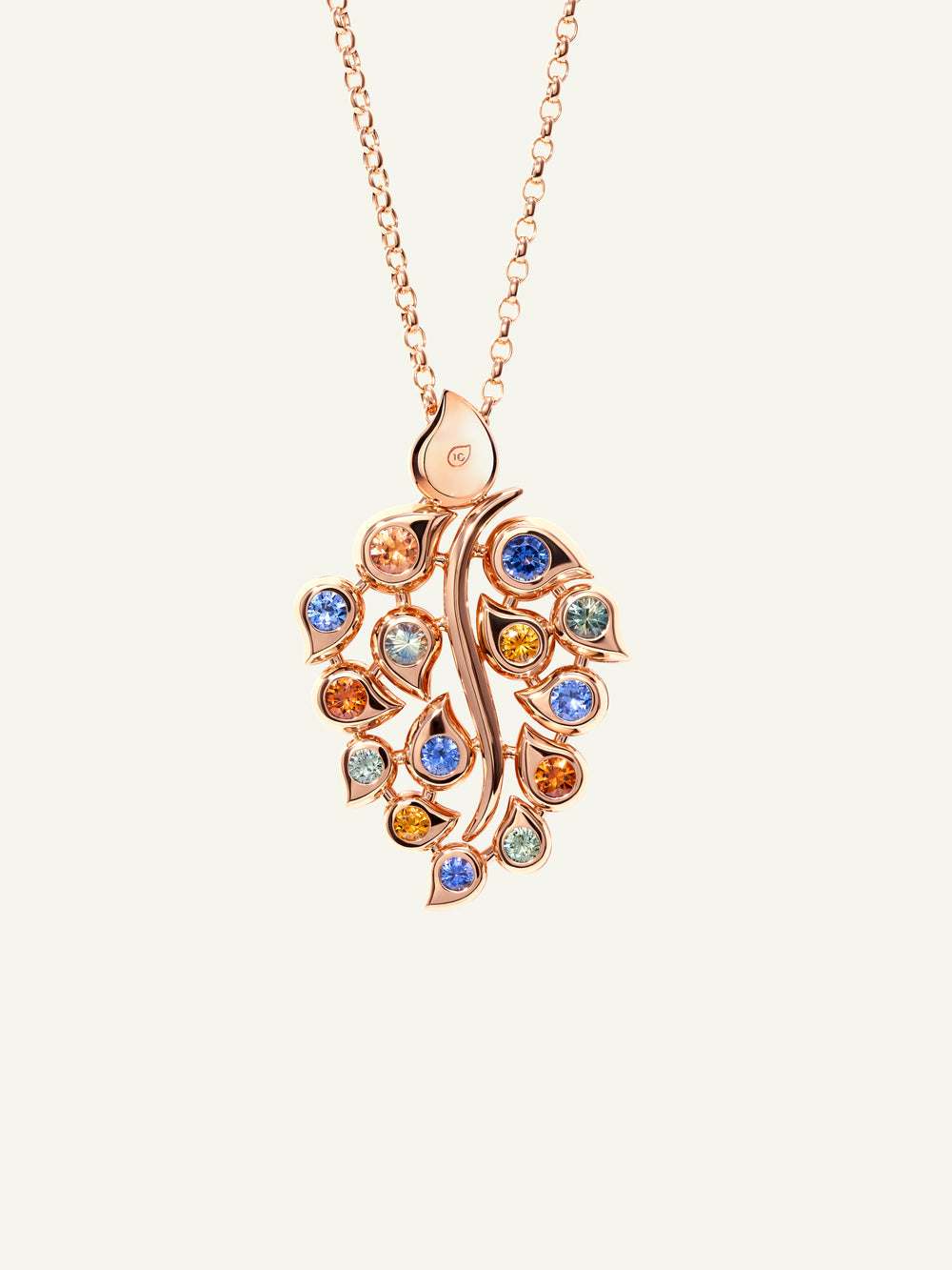 SNOWFLAKES Leaf Pendant in Classic / 'Primaluce'