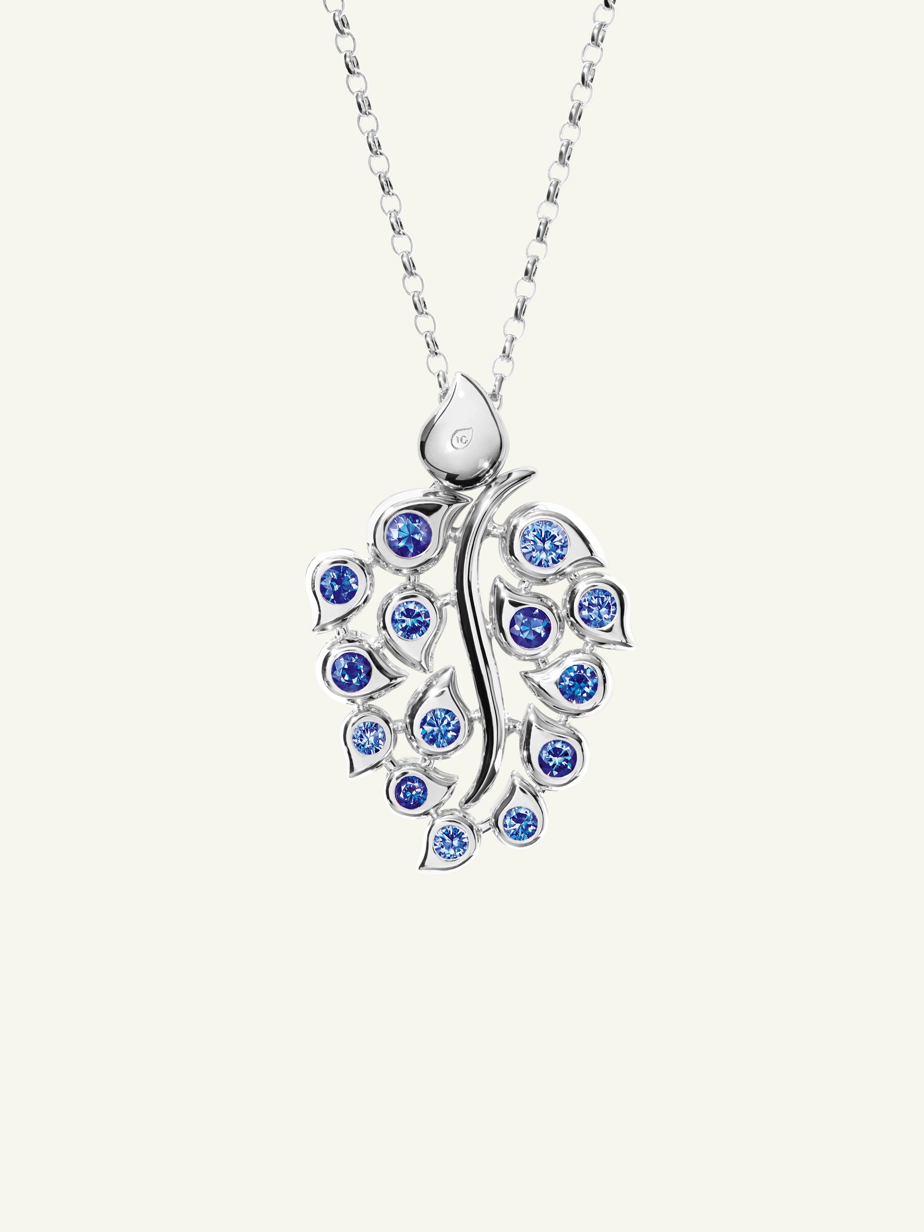 SNOWFLAKES Leaf Anhänger in Classic / 'Sky'