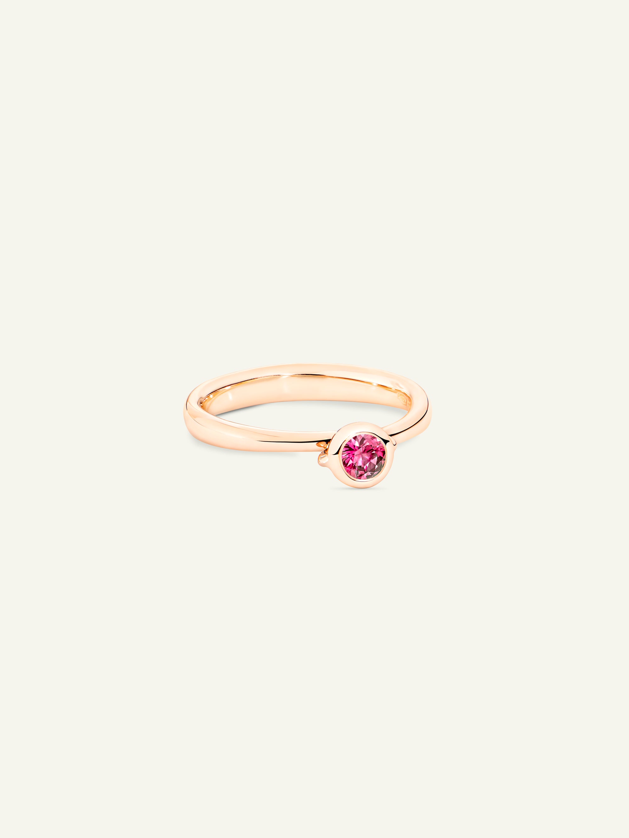 BOUTON Solitaire Ring with Pink Spinel