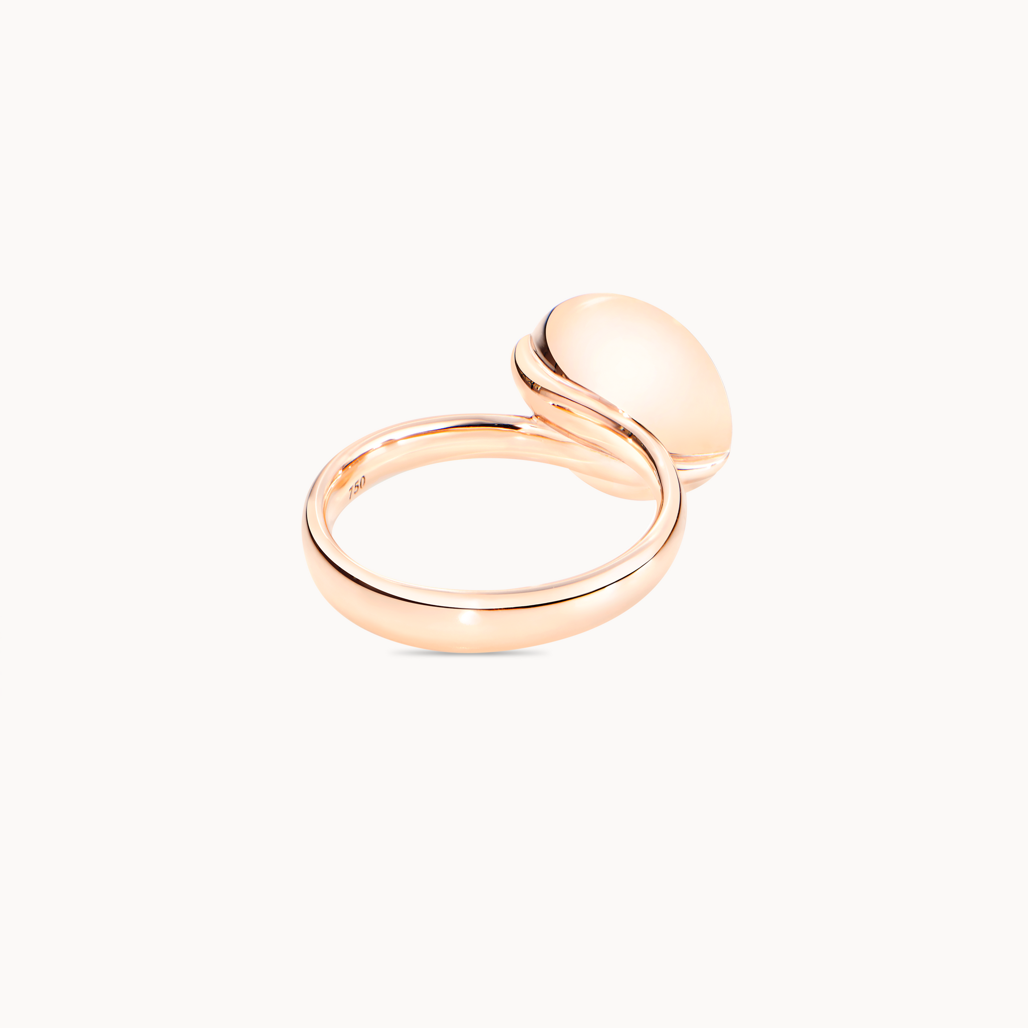 BOUTON Large Ring with Cacholong