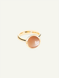 BOUTON Large Ring mit Braunem Mondstein