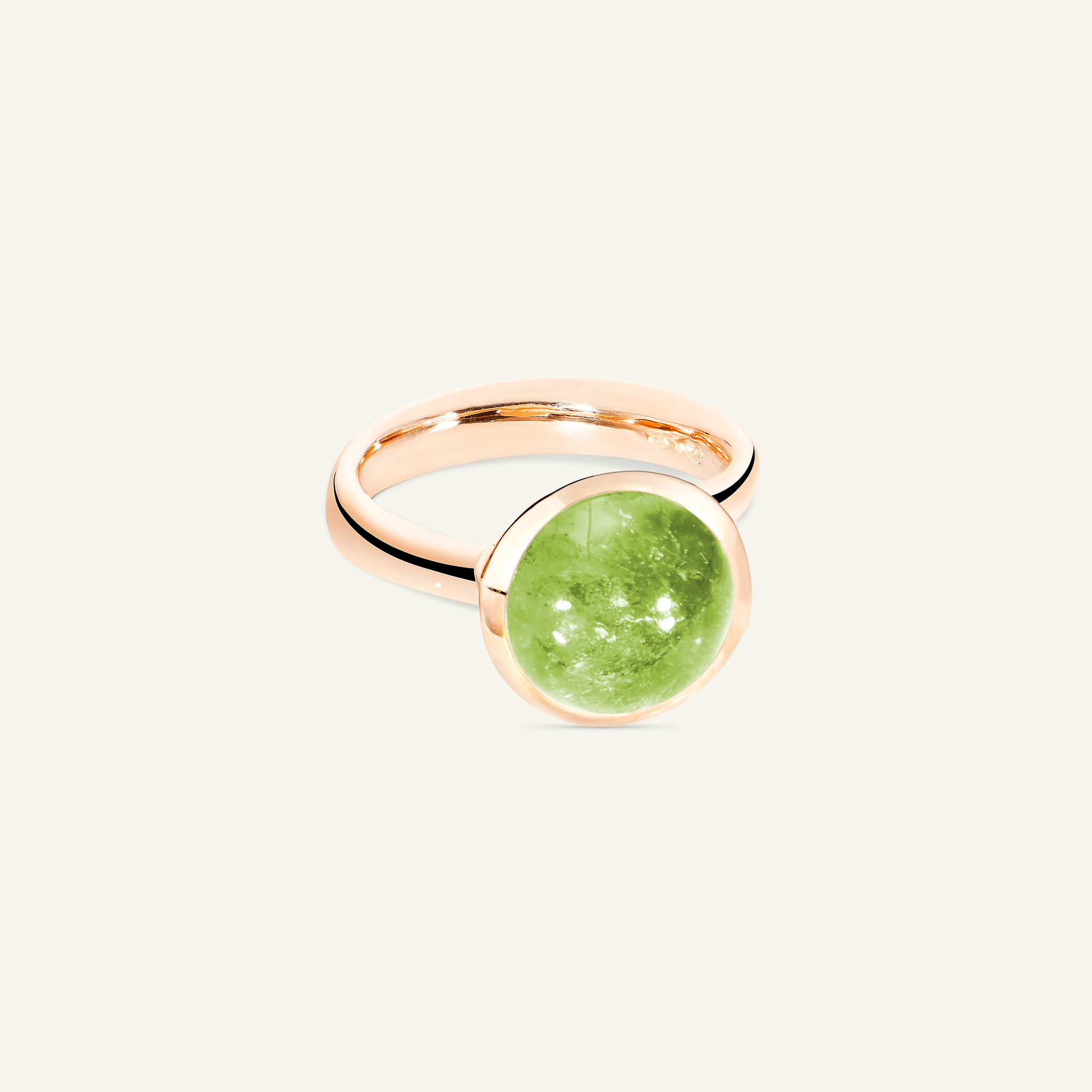 BOUTON Large Ring with Peridot