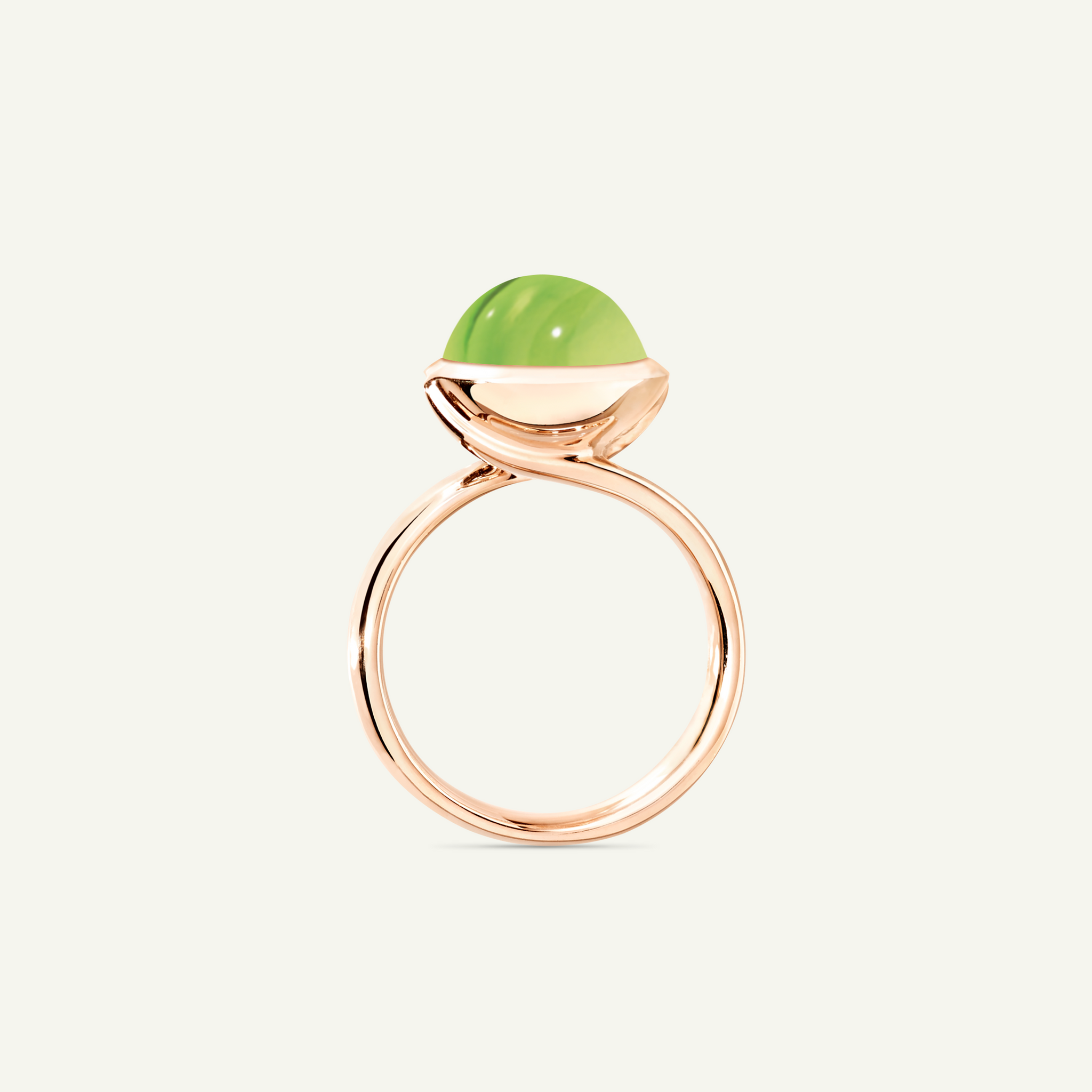 BOUTON Large Ring with Peridot
