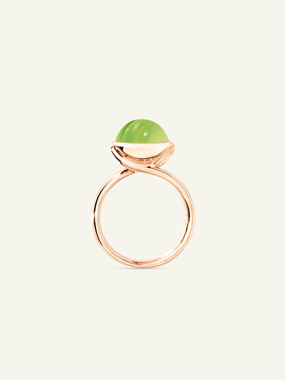 BOUTON Large Ring with Peridot