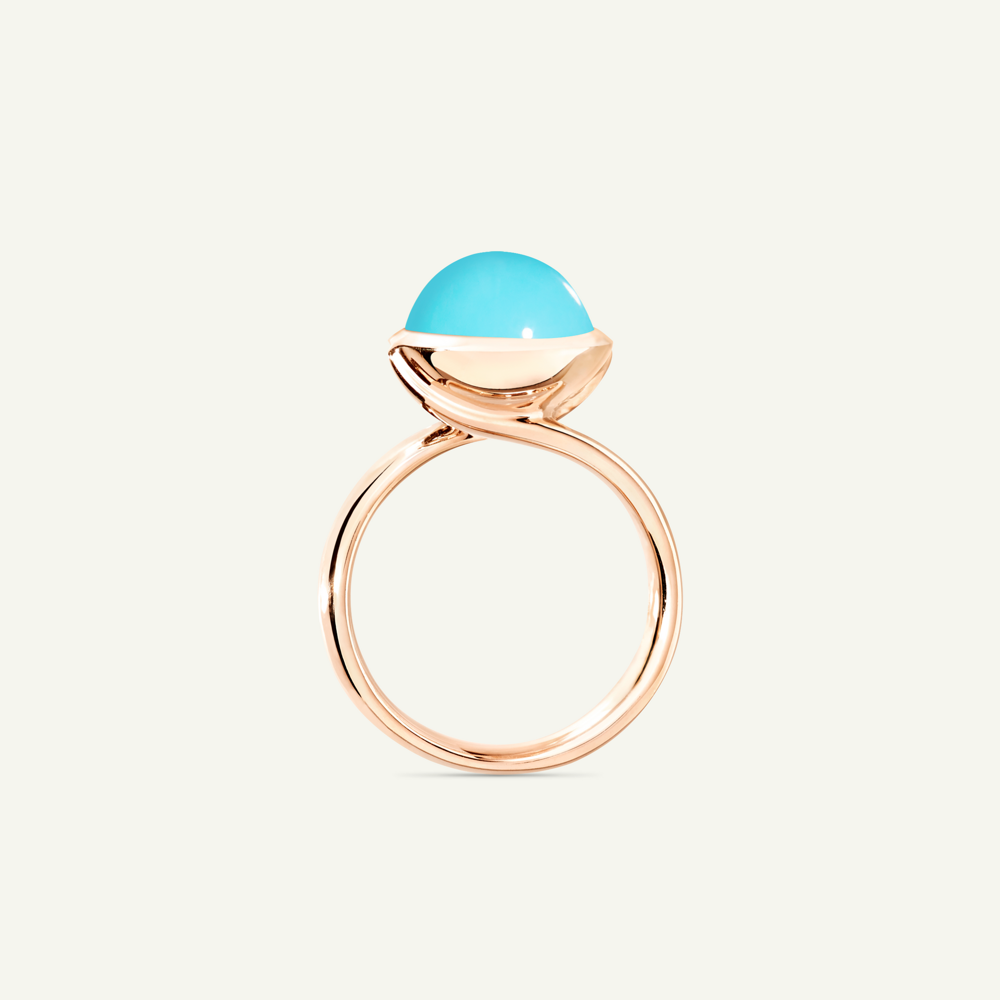 BOUTON Large Ring with Turquoise