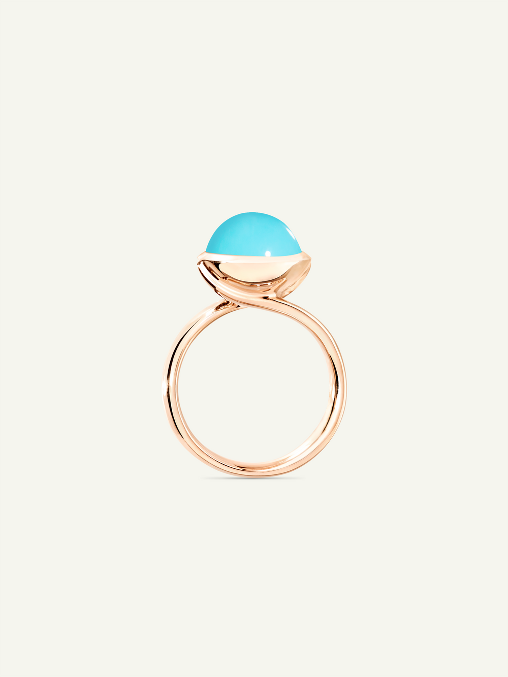 BOUTON Large Ring with Turquoise