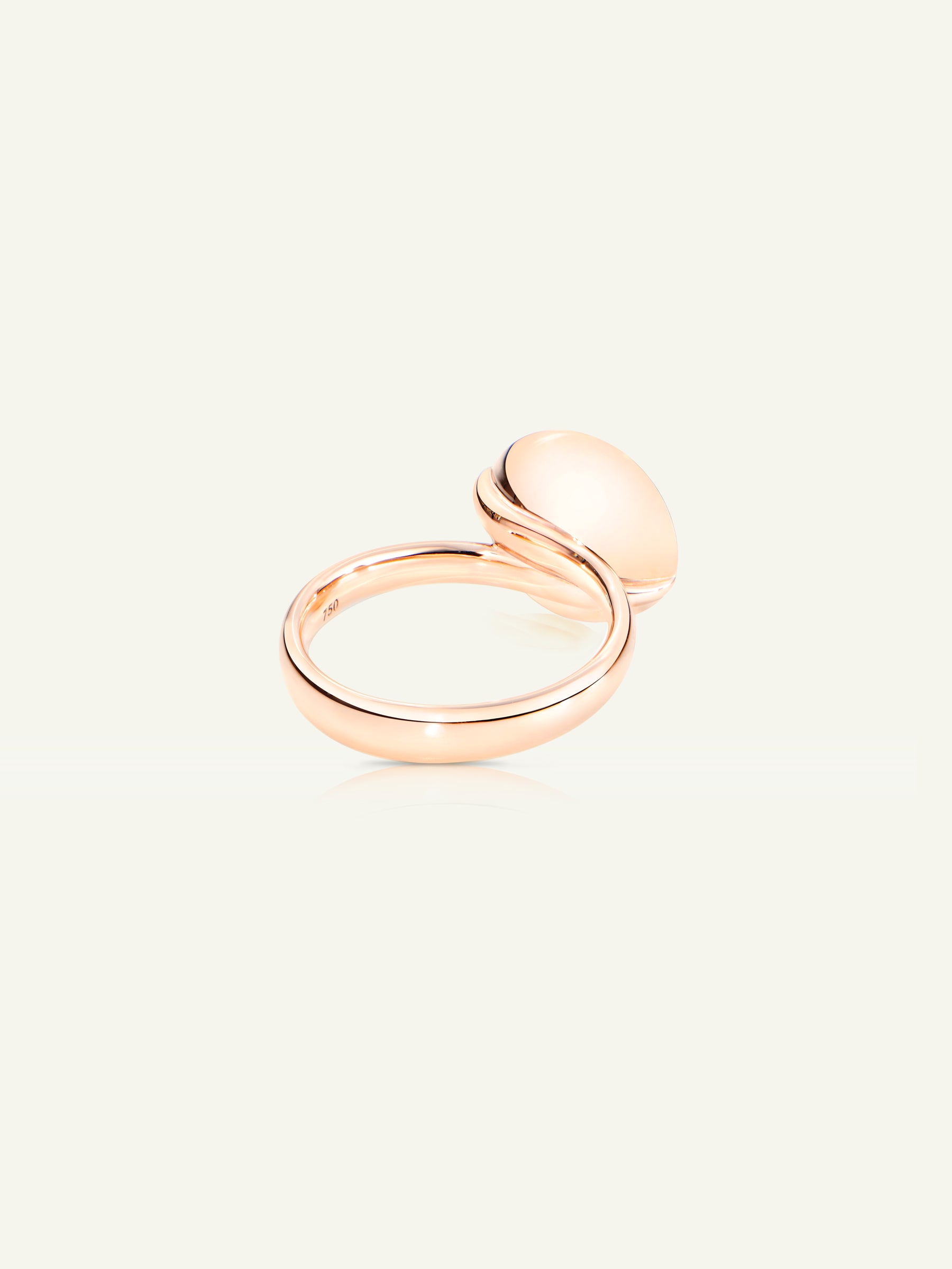 R-BOU-l-p-rg | BOUTON Large Ring with Diamond Pavé