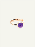 BOUTON Small Ring mit Amethyst