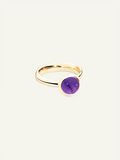 BOUTON Small Ring mit Amethyst