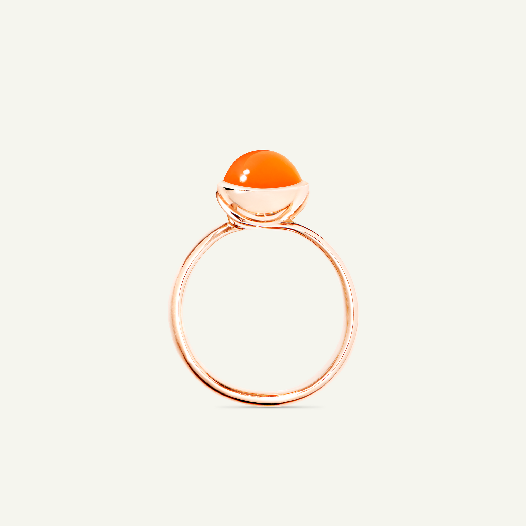 BOUTON Small Ring mit Karneol