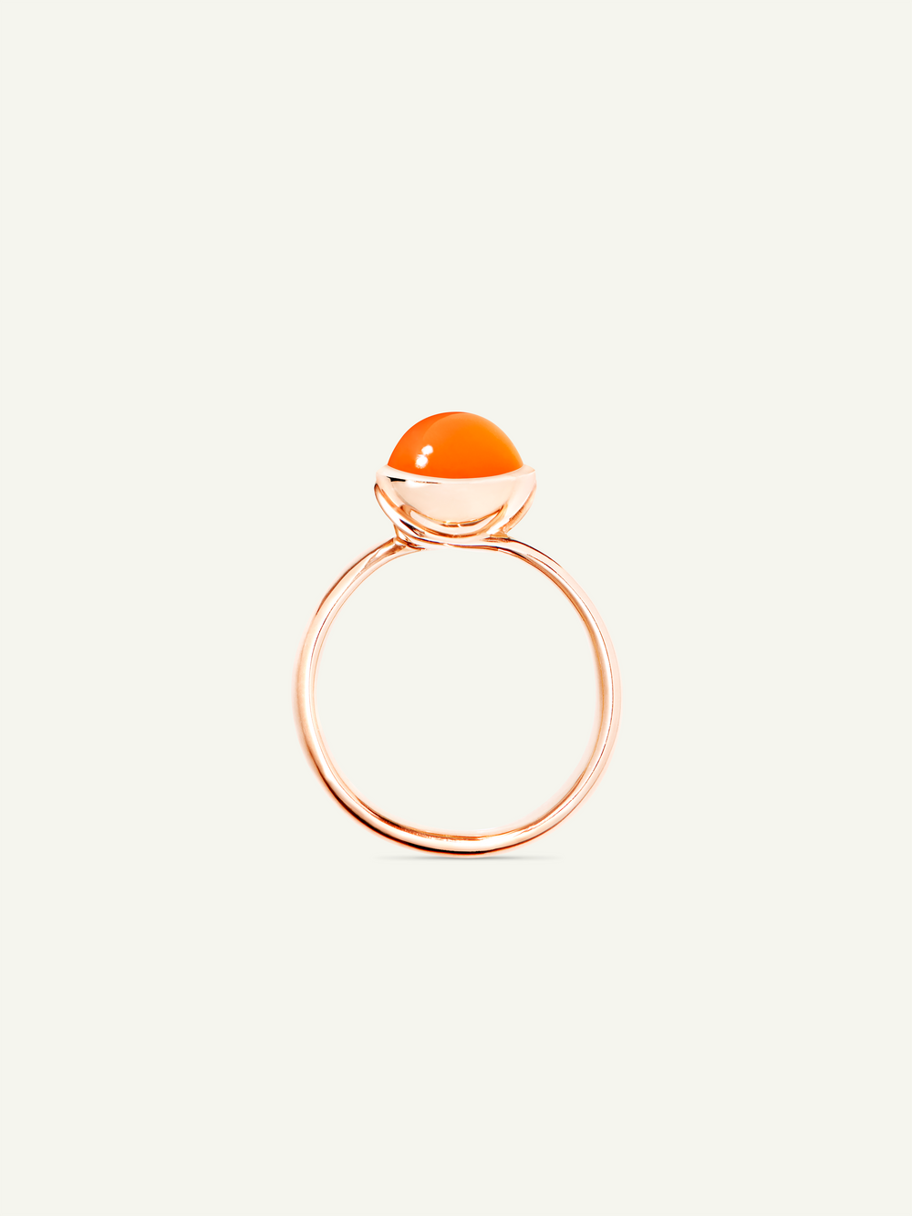BOUTON Small Ring mit Karneol