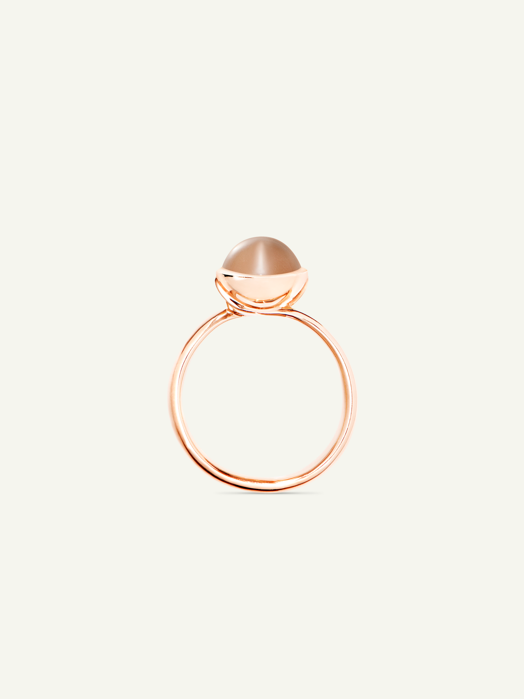 BOUTON Small Ring with Brown Moonstone