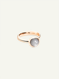 BOUTON Small Ring mit Grauem Mondstein