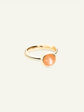 BOUTON Small Ring mit Orange Mondstein