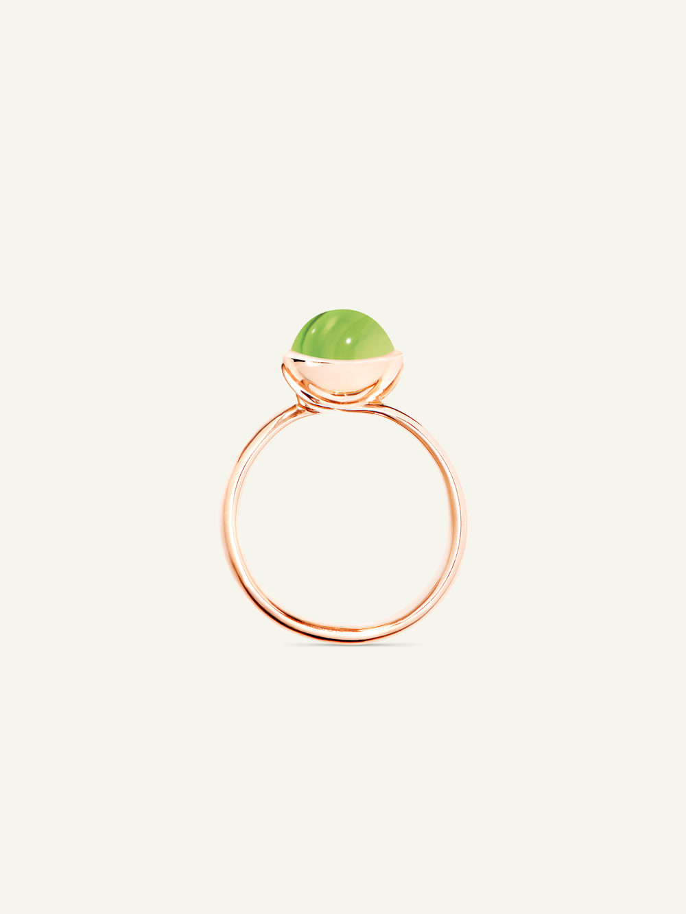 BOUTON Small Ring mit Peridot
