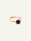 BOUTON Small Ring mit Rauchquarz