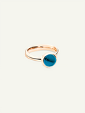 BOUTON Small Ring mit London Topas