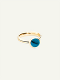 BOUTON Small Ring mit London Topas