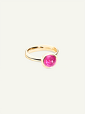 BOUTON Small Ring mit Rosa Turmalin