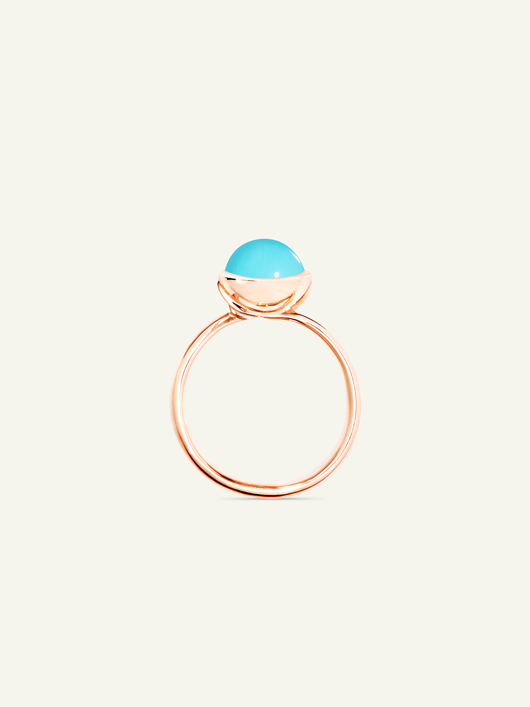 BOUTON Small Ring with Turquoise